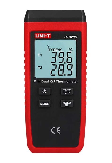 UNI-T UT320D Çift Kanallı Profesyonel Dijital Termometre