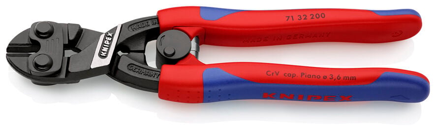 Knipex 71 32 200 Oluklu Yaylı Mafsallı Keski