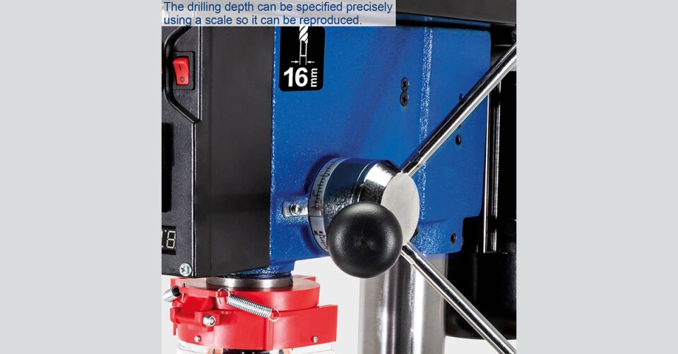 Scheppach Tezgah Tipi Sütunlu Dijital Matkap DP18 VARİO