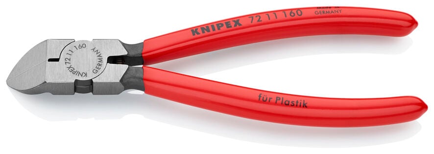 Knipex 72 11 160 Eğri 45* Plastik Yan Keski