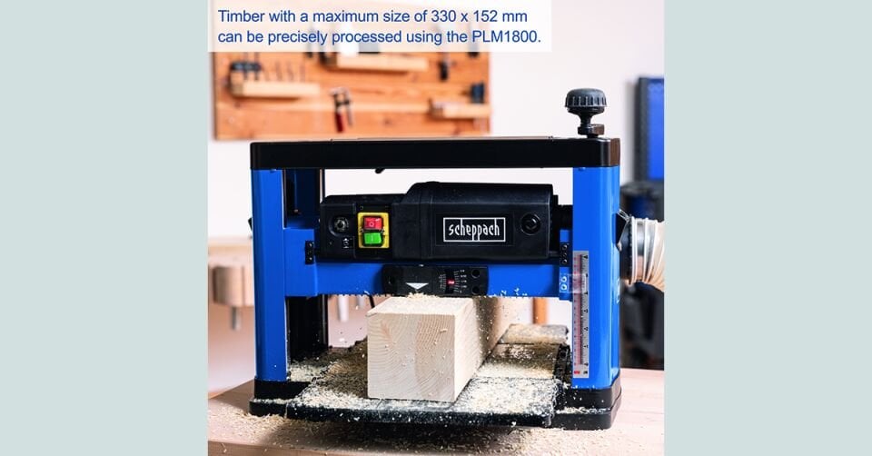 Scheppach Planya Kalınlık Makinesi PLM1800