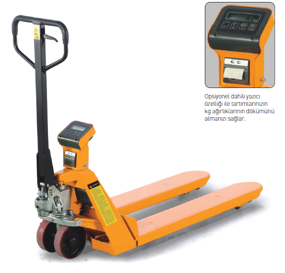 BigLift RM-ESRP20 Terazili, Yazıcılı Transpalet