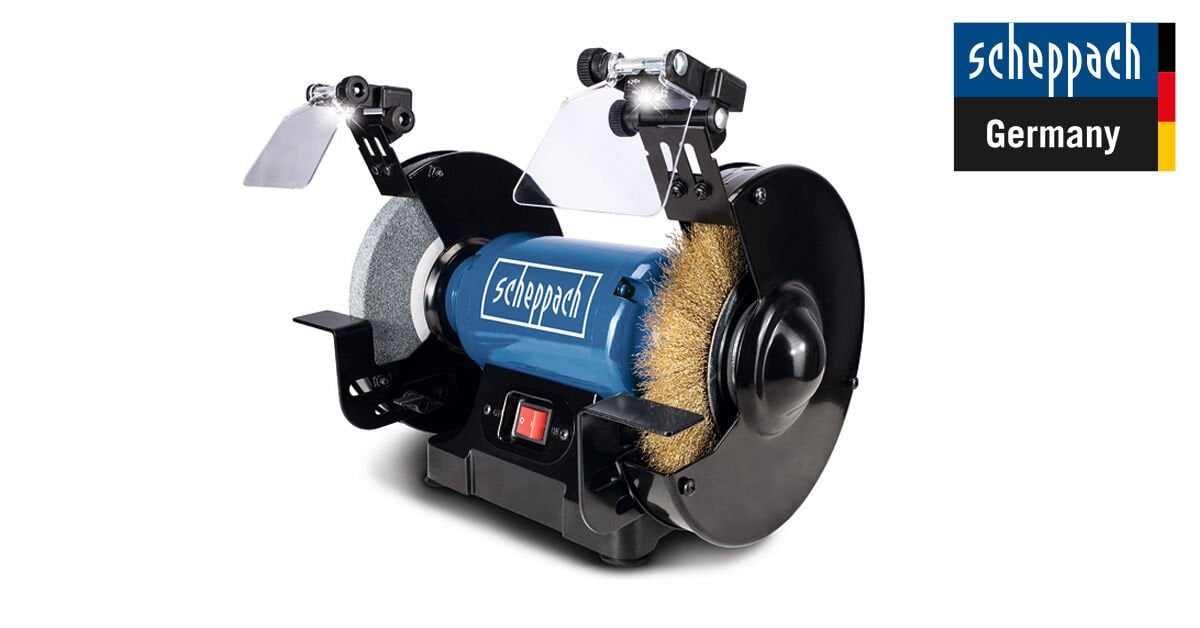 Scheppach Tel Fırçalı Taş Motoru SM200LB