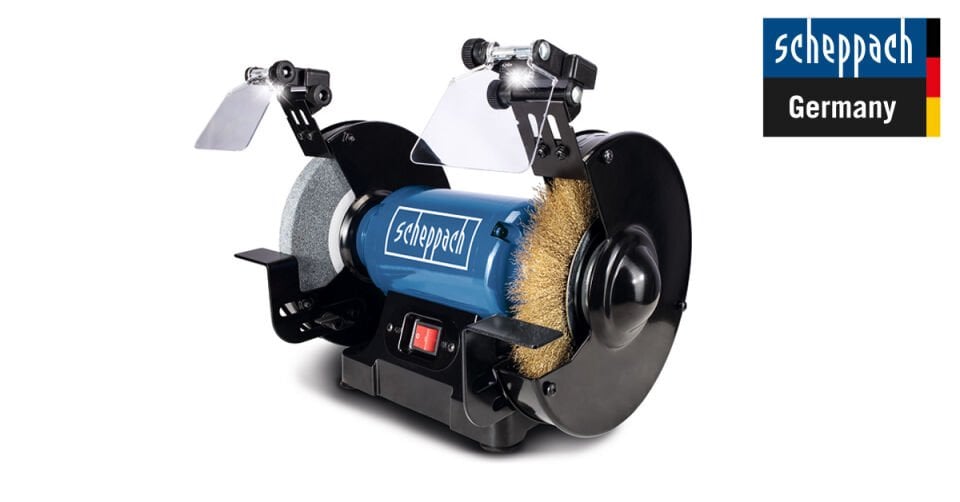 Scheppach Tel Fırçalı Taş Motoru SM200LB