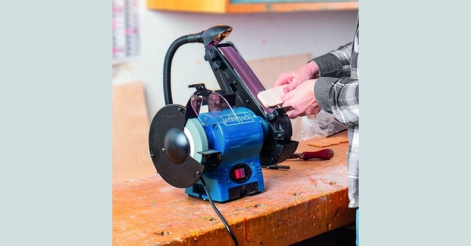 Scheppach Zımpara ve Taş Motoru BGS700