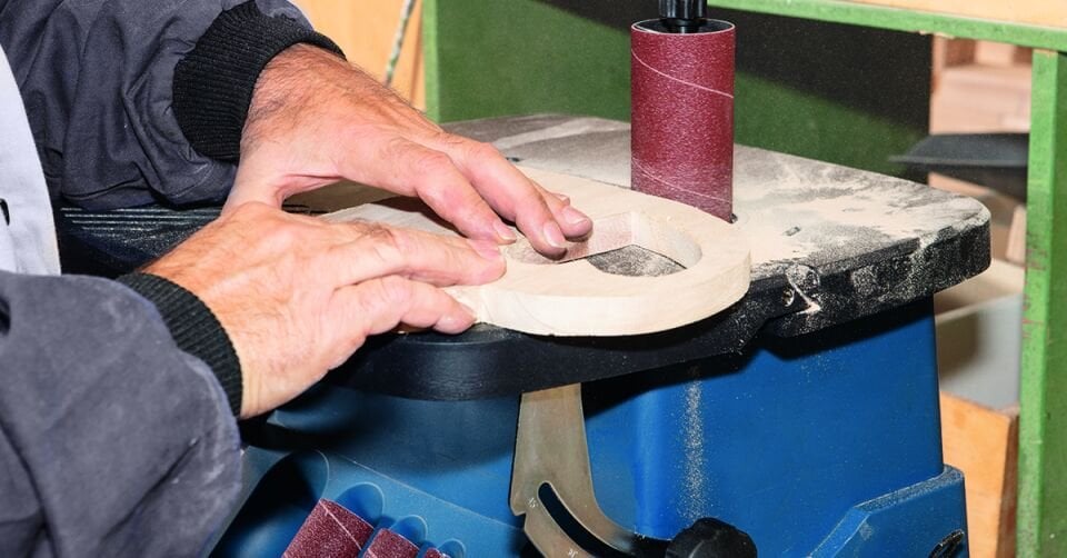 Scheppach Salınımlı Silindirik Zımpara OSM600