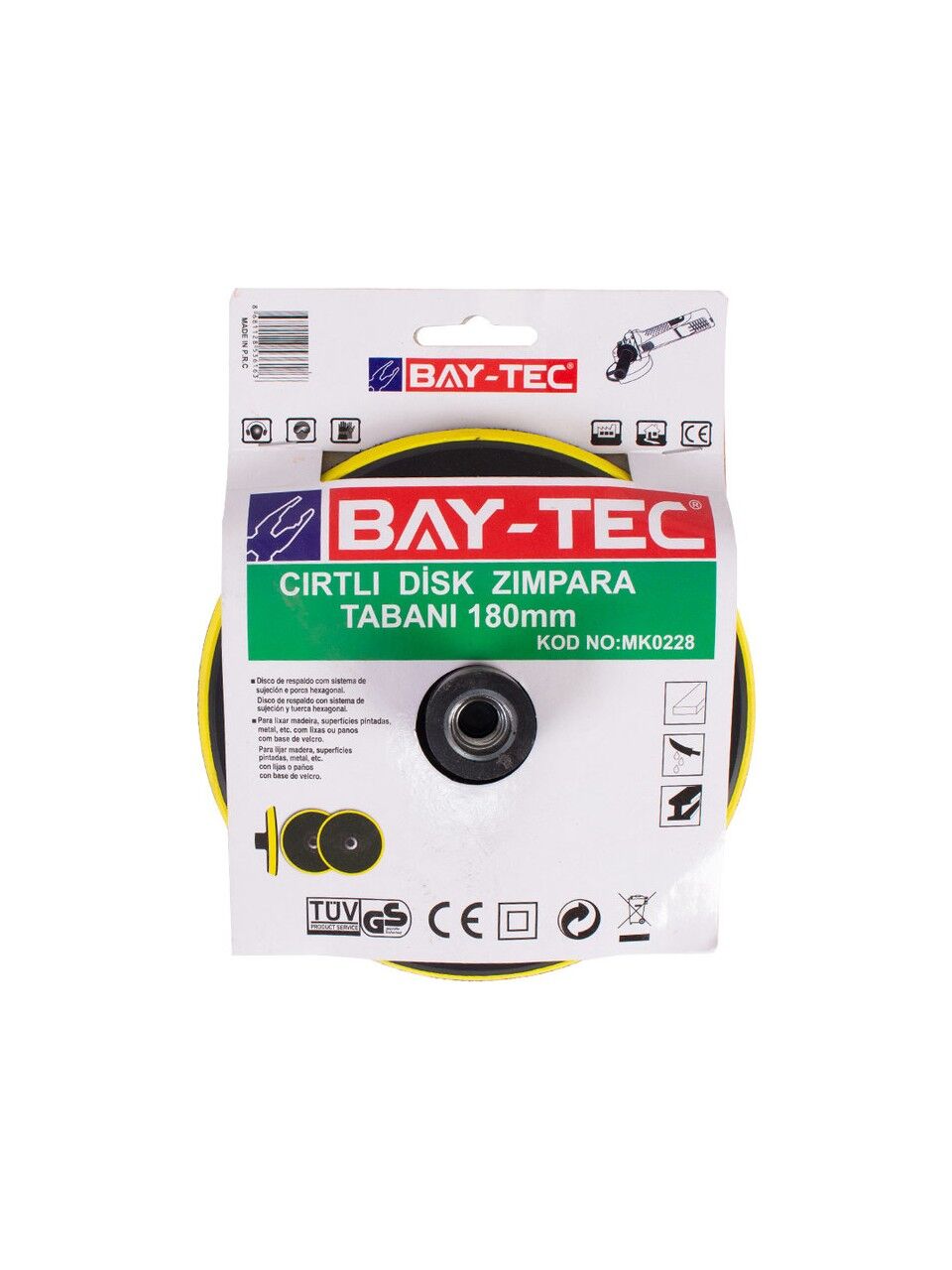 180Mm Zımpara Pedi