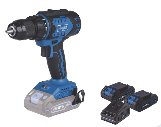 Scheppach Akülü Vidalama BC-DD60 2*2Ah