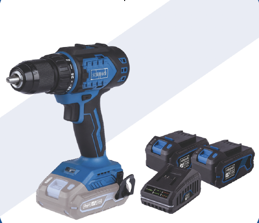 Scheppach Akülü Vidalama BC-DD60 2*4Ah