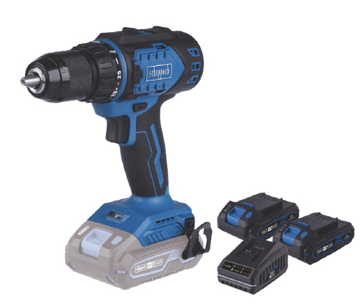 Scheppach Akülü Darbeli Vidalama BC-CD60 2*2Ah