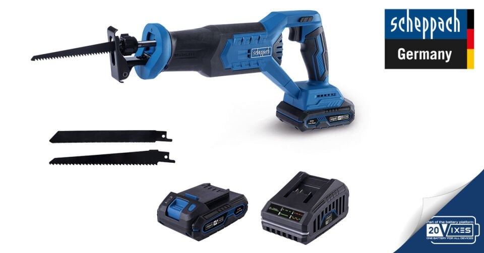 Scheppach Akülü Tilki Kuyruğu BC-RS250 2*4Ah