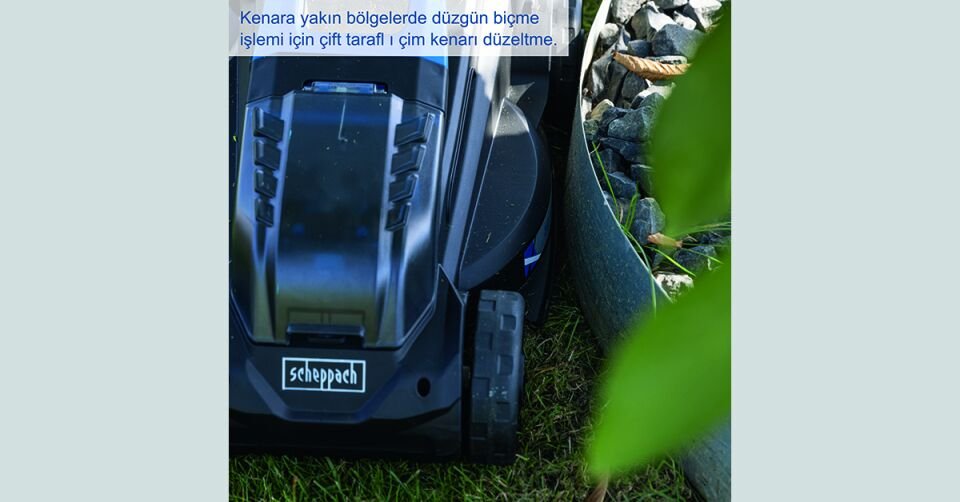 Scheppach Akülü Çim Biçme Makinesi BC-MP320 1*4 Ah
