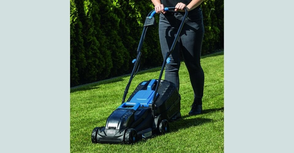 Scheppach Akülü Çim Biçme Makinesi BC-MP320 1*4 Ah