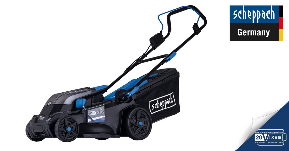 Scheppach Akülü Çim Biçme Makinesi BC-MP380 2*4 Ah