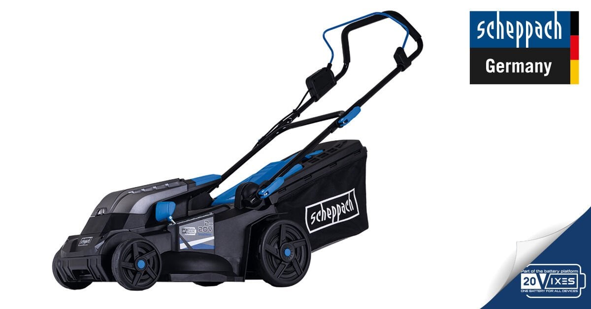 Scheppach Akülü Çim Biçme Makinesi BC-MP380 2*4 Ah