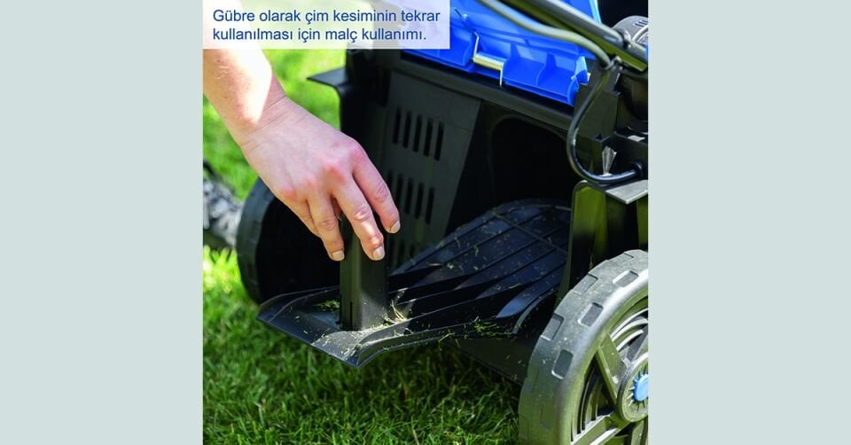 Scheppach Akülü Çim Biçme Makinesi BC-MP380 2*4 Ah