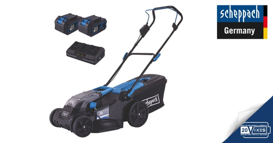 Scheppach Akülü Çim Biçme Makinesi BC-MP430 2*4 Ah