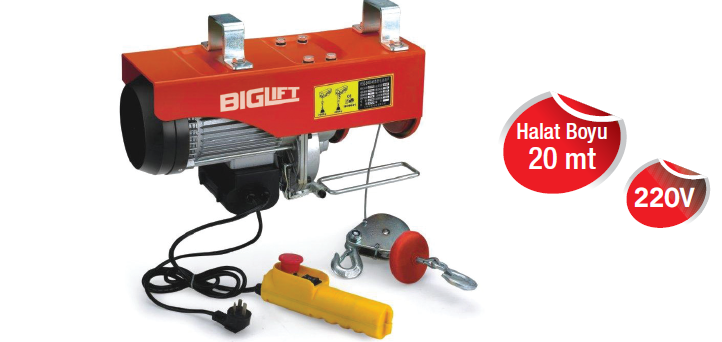 BigLift Elektrikli Vinç