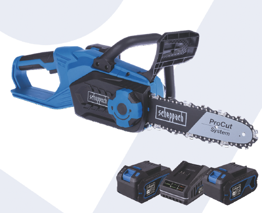 Scheppach Akülü Ağaç Kesme Makinesi BC-CS355 2*4Ah