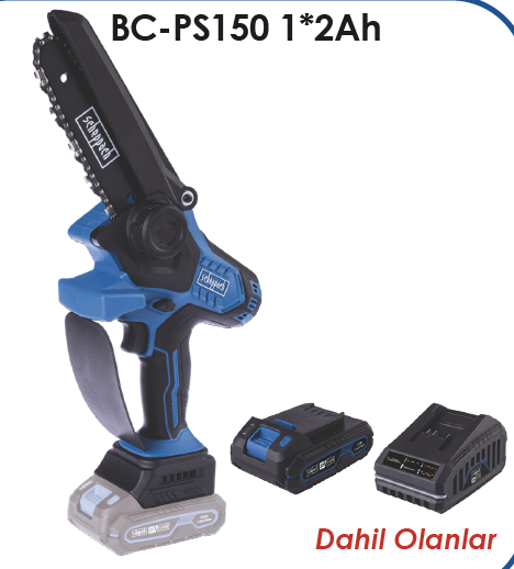 Scheppach Akülü Dal Budama Testeresi BC-PS150 1*2Ah