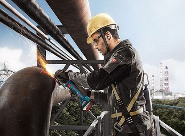 Bosch GWS 180-Li Tek Akülü 4 Ah Taşlama Makinesi 125mm