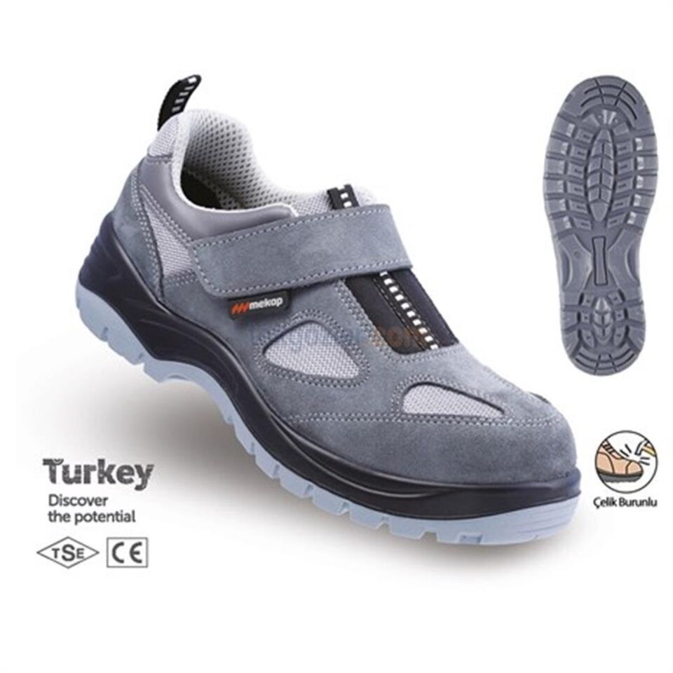Mekap Çelik Burunlu Yazlık İş Ayakkabası